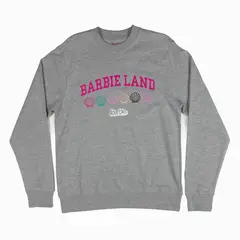BARBIE - Poleron Mujer Land Gris
