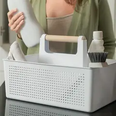 OU - Organizador Productos Limpieza Flow Blanco - Blanco