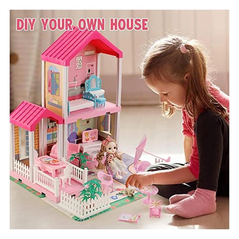 GENERICO - Casa De Muñeca Dream Villa 92 Pcs