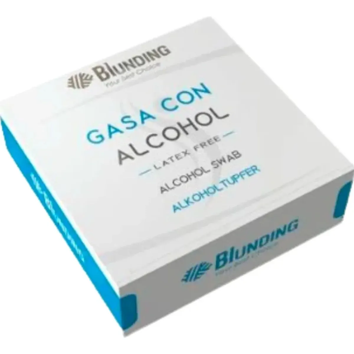 BLUNDING - Gasa Con Alcohol Caja 200unids Blunding Gasas Con Alcohol