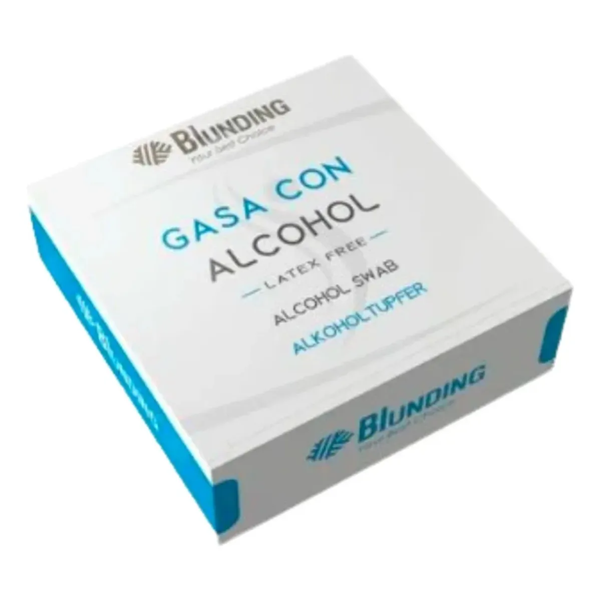 BLUNDING - Gasa Con Alcohol Caja 200unids Blunding Gasas Con Alcohol