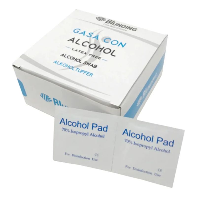 BLUNDING - Gasa Con Alcohol Caja 200unids Blunding Gasas Con Alcohol