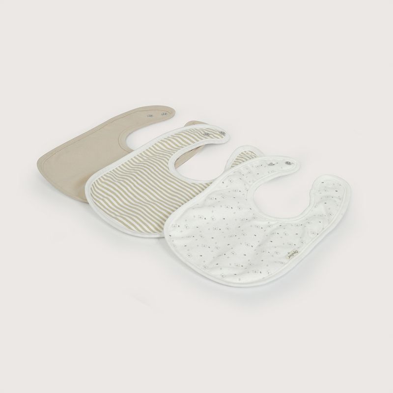 OPALINE - Pack de 3 baberos unisex 40695