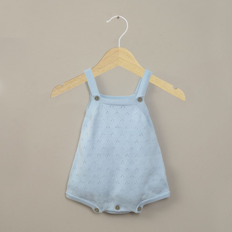 OPALINE - Bombacho celeste tejido de bebé niño 40784