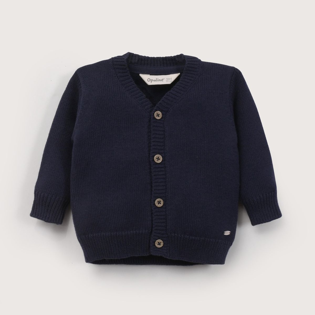 OPALINE - Chaleco azul de bebé niño 40790