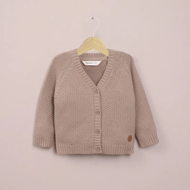 OPALINE - Chaleco beige de niño 40792