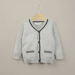 OPALINE - Chaleco gris de niño 40799