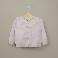 OPALINE - Chaleco lila de bebé niña 40800