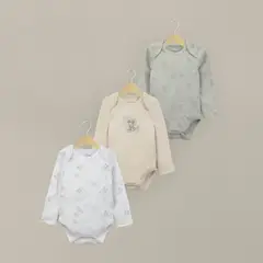 OPALINE - Tripack bodies manga larga disney de bebé niño 40827