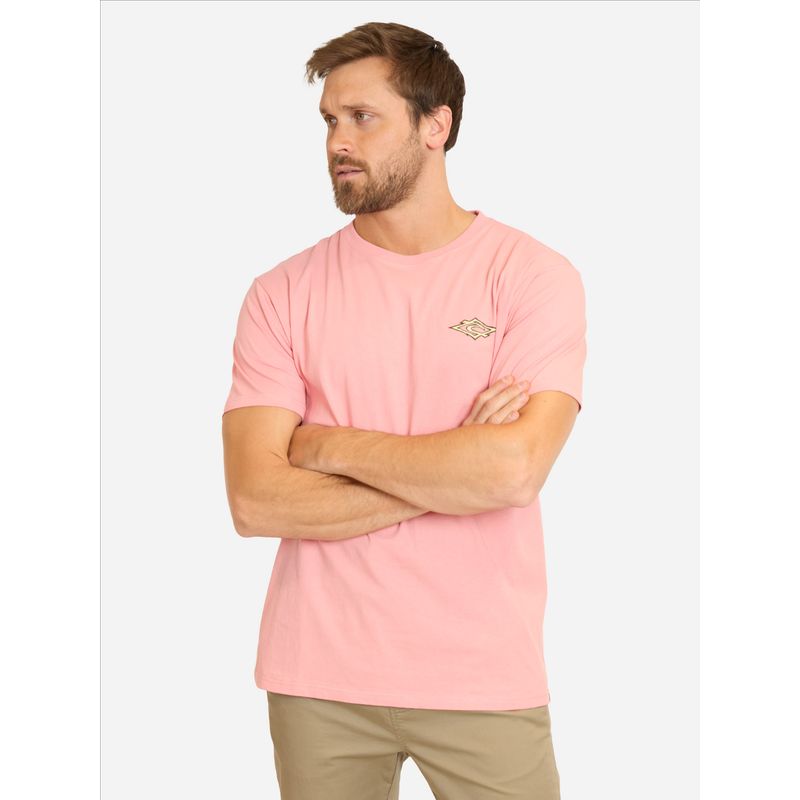 RIP CURL - Polera MC Search Hazey Days Rosado Hombre Rip Curl - Rosa