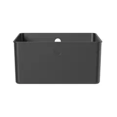 OU - Canasto Organizador 12 Litros Flow Negro - Negro