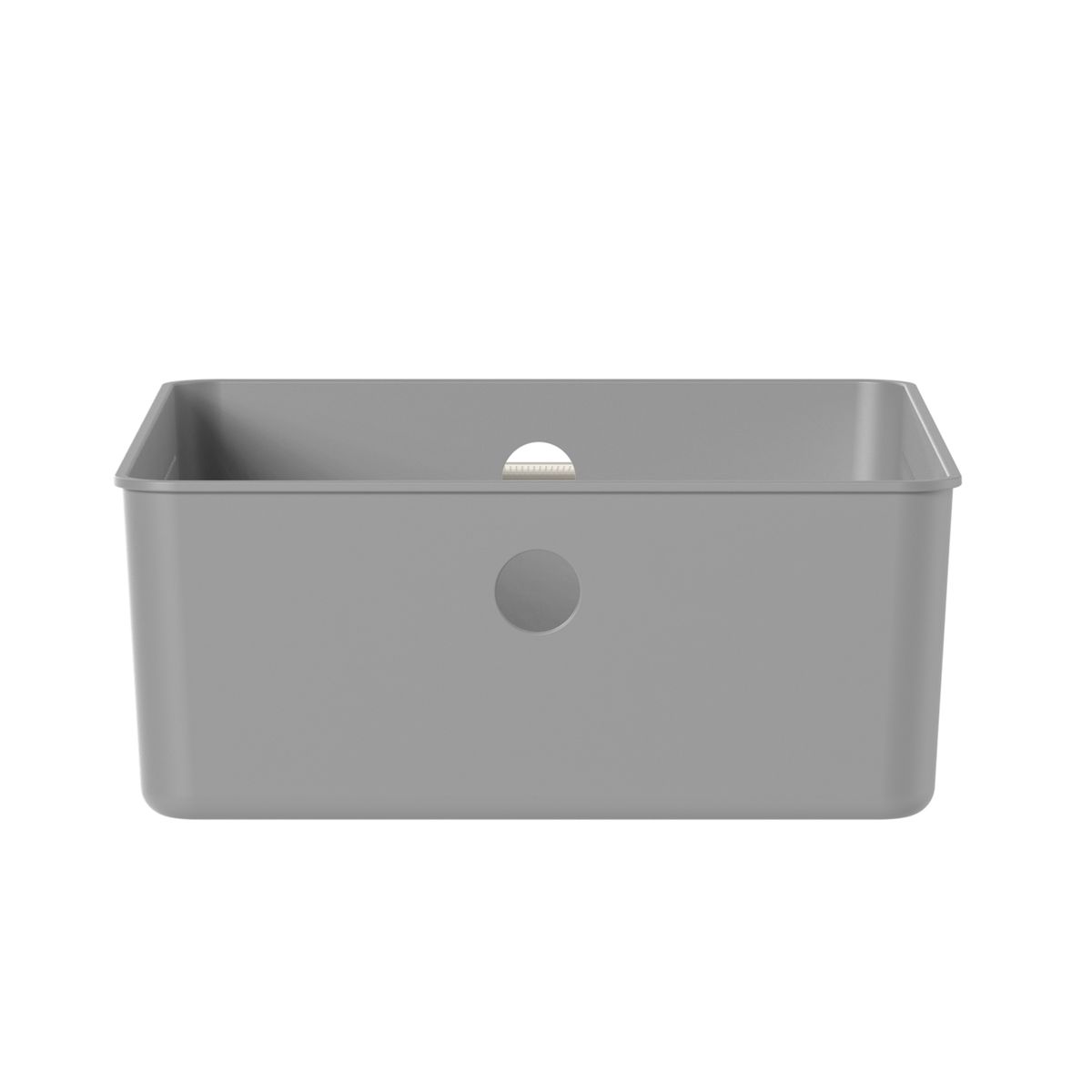 OU - Canasto Organizador 54 Litros Flow Gris - Gris