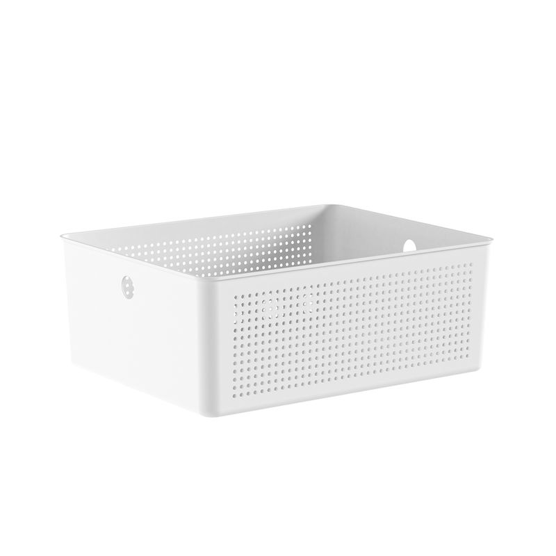 OU - Canasto Organizador 82 Litros Flow Blanco - Blanco