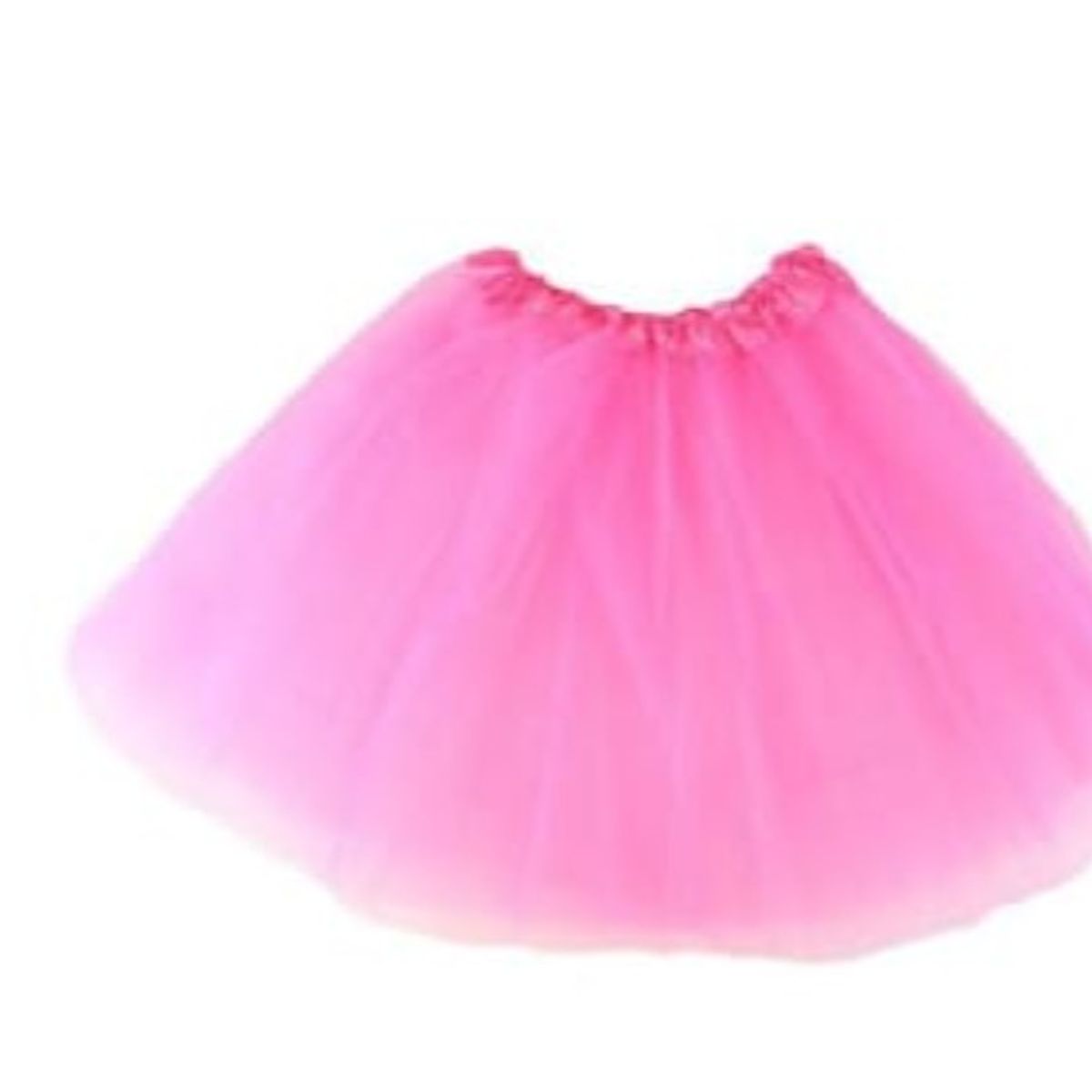 GENERICO - Tutú De Tela Color Rosa Para Niñas 40 Cm