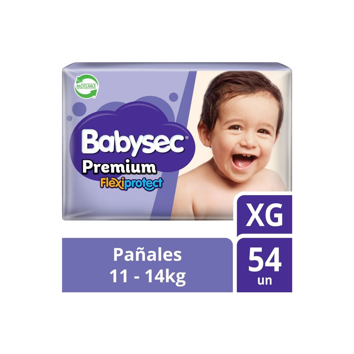 BABYSEC - Pañal Premium Flexiprotect XG 54 Pañales