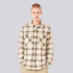 OAKLEY - Camisa Hombre 90s Plaid LS Mist/Pebble/Army G Check