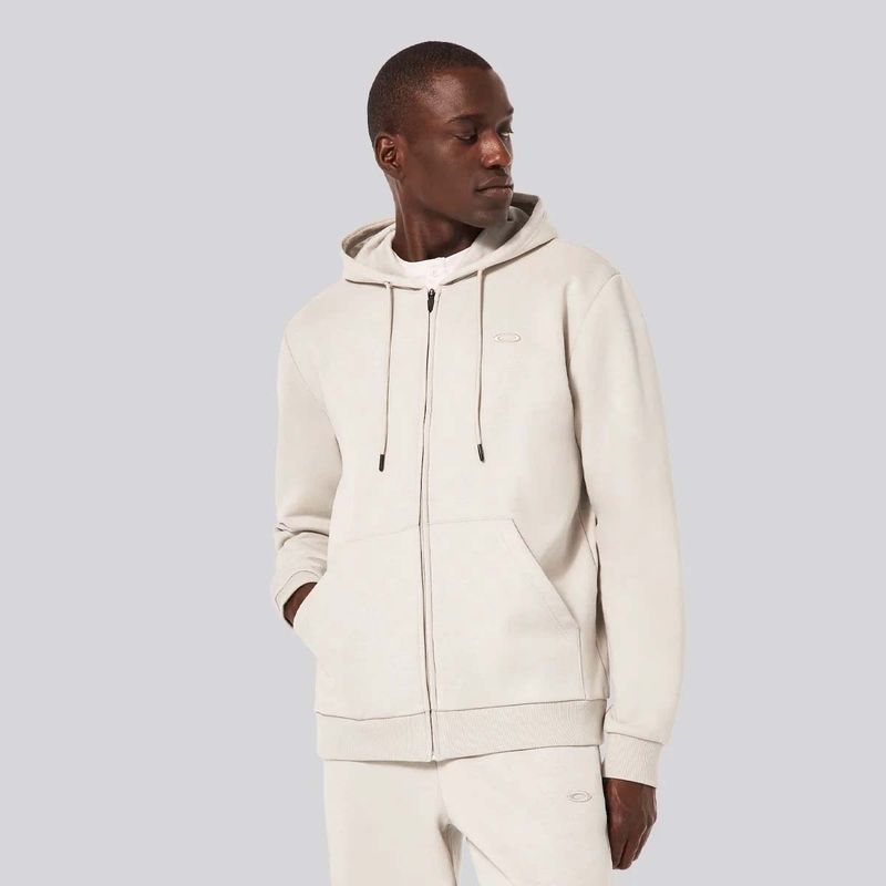 OAKLEY - Polerón Hombre Relax Full Zip 20 Oakley Cream White