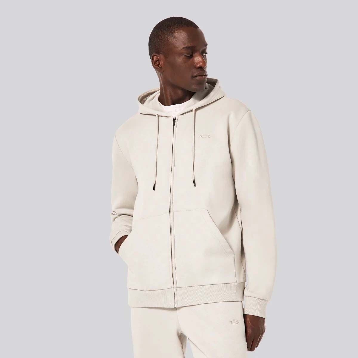 OAKLEY - Polerón Hombre Relax Full Zip 2.0 Oakley Cream White