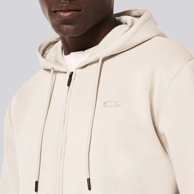 Oakley Hoodie Poleron Oakley Blanco Polerón Hombre Relax Full Zip