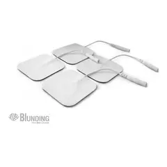 BLUNDING - Pack X4 Electrodos 50x50mm Cubiertos De Gel Electrodos