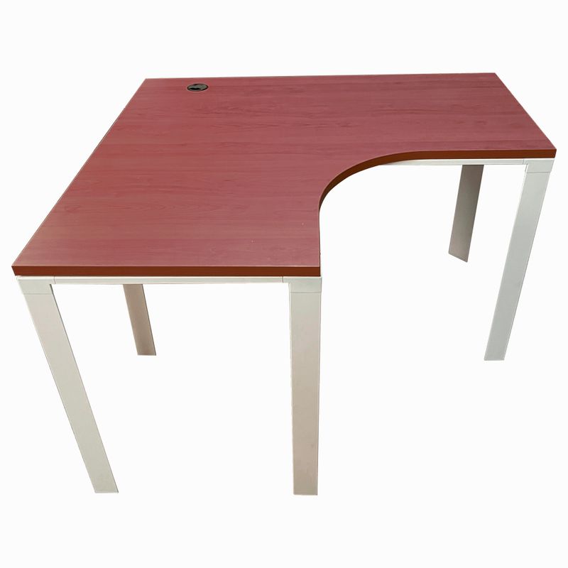 AGM - Escritorio Ferrara Tipo Bench en L 120cm Cerezo Izquierdo