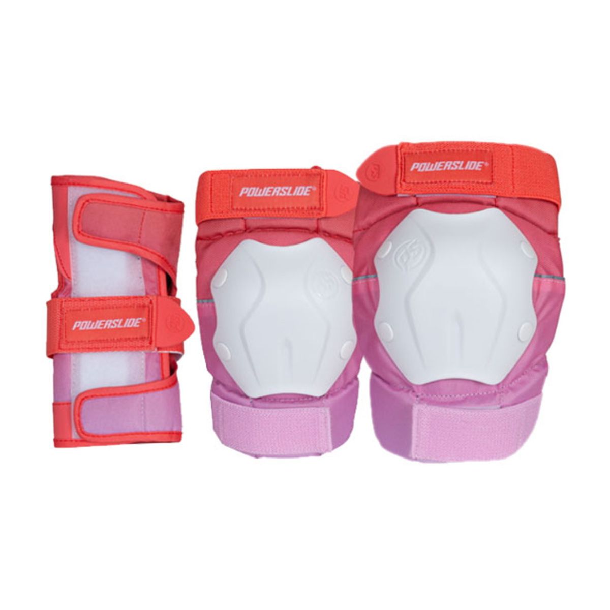 POWERSLIDE - Set de protecciones Standar Powerslide Red Pink