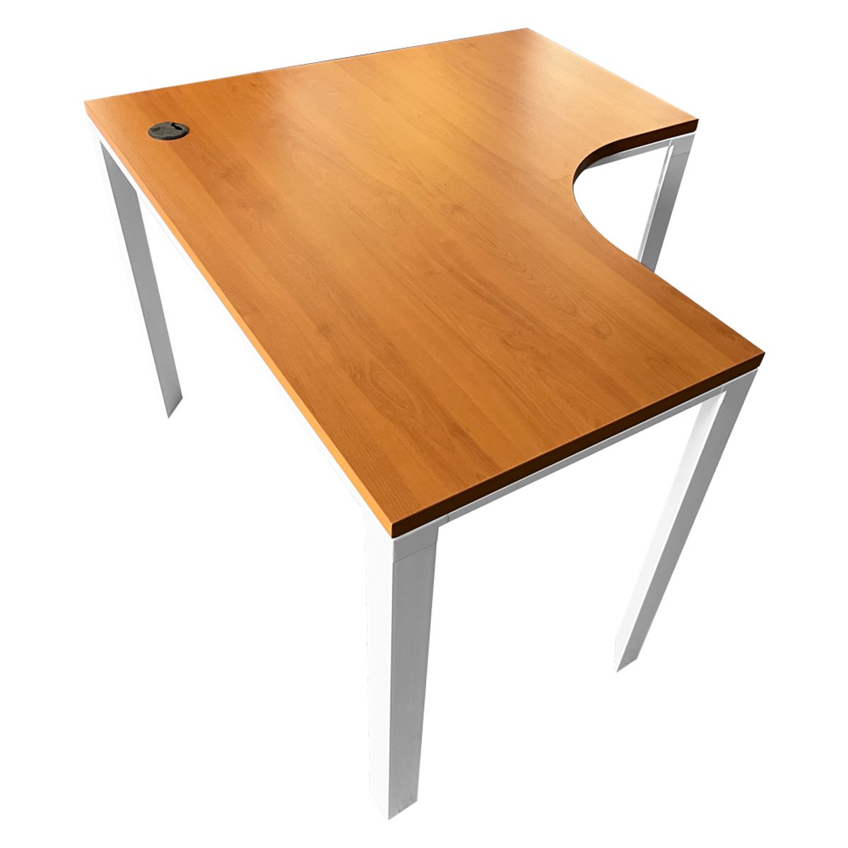 AGM - Escritorio Ferrara Tipo Bench en L 120cm Peral Derecho