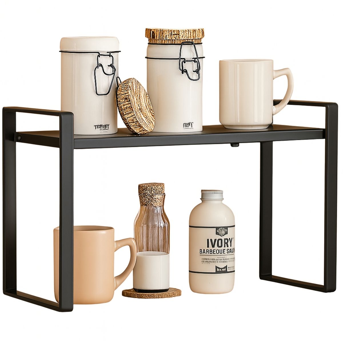 VALSUS - Estante extensible metálico negro