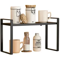 Estante extensible metálico negro