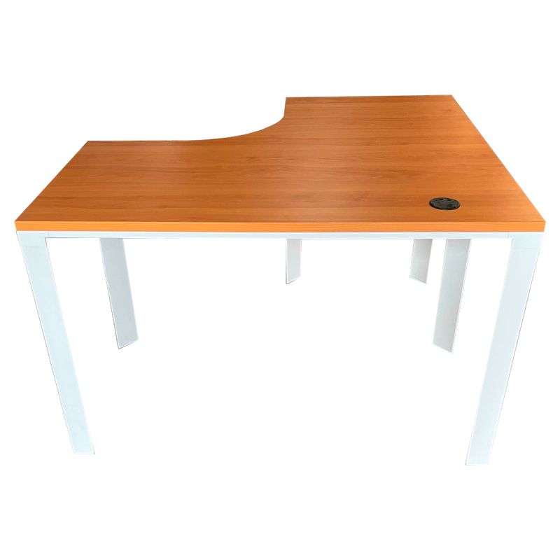 AGM - Escritorio Ferrara Tipo Bench en L 120cm Peral Izquierdo