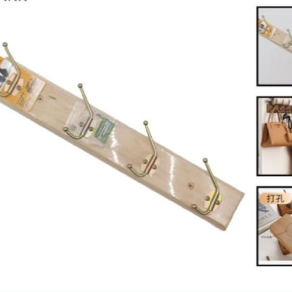 GENERICO - Perchero De 4 Ganchos Para Ropa