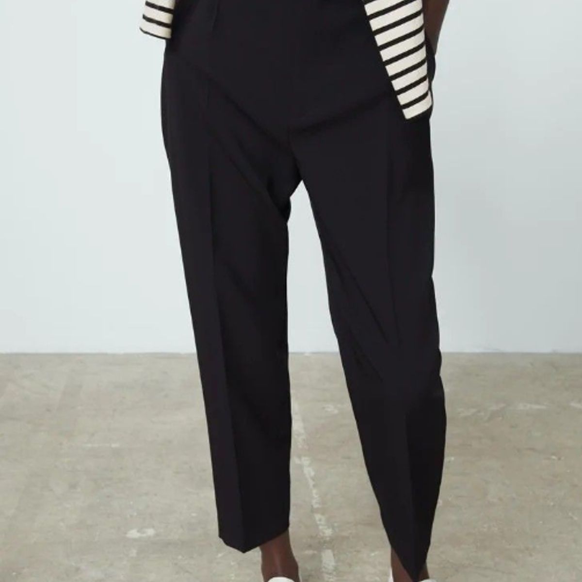 VELVET - Pantalon Sevilla Con Cinturon Negro Mujer