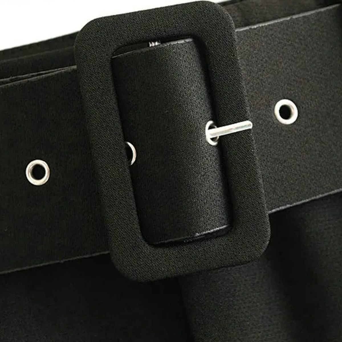 VELVET - Pantalon Sevilla Con Cinturon Negro Mujer