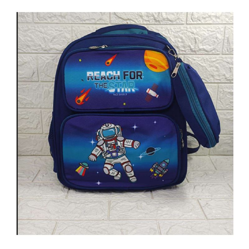 CARIBEE - Mochila Escolar Infantil Más Estuche