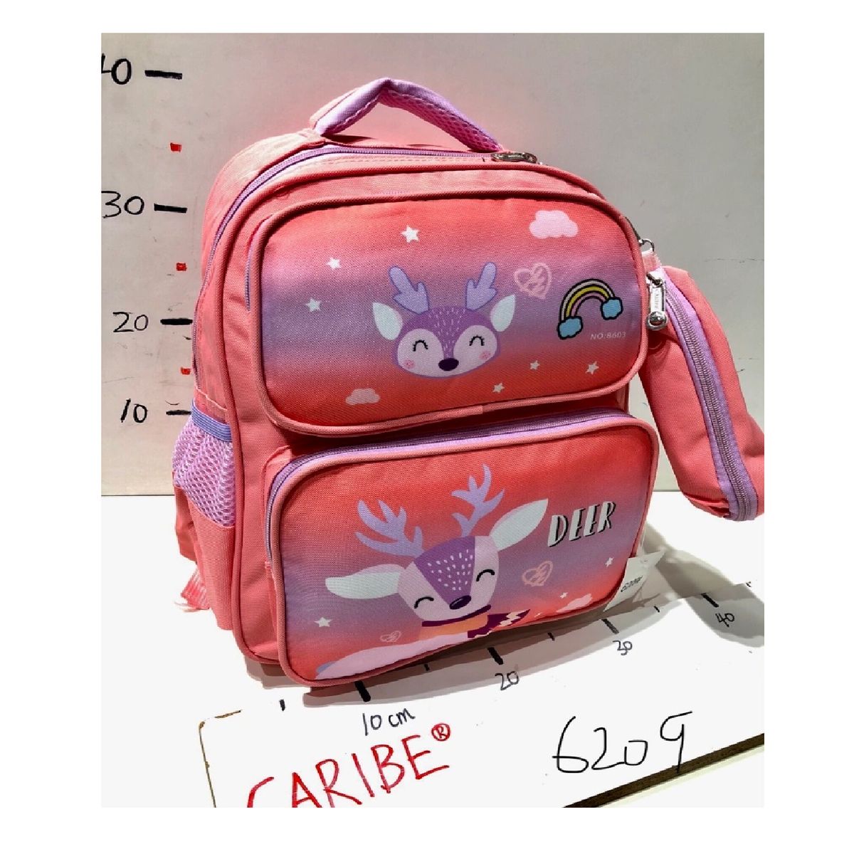CARIBEE - Mochila Escolar Infantil Más Estuche