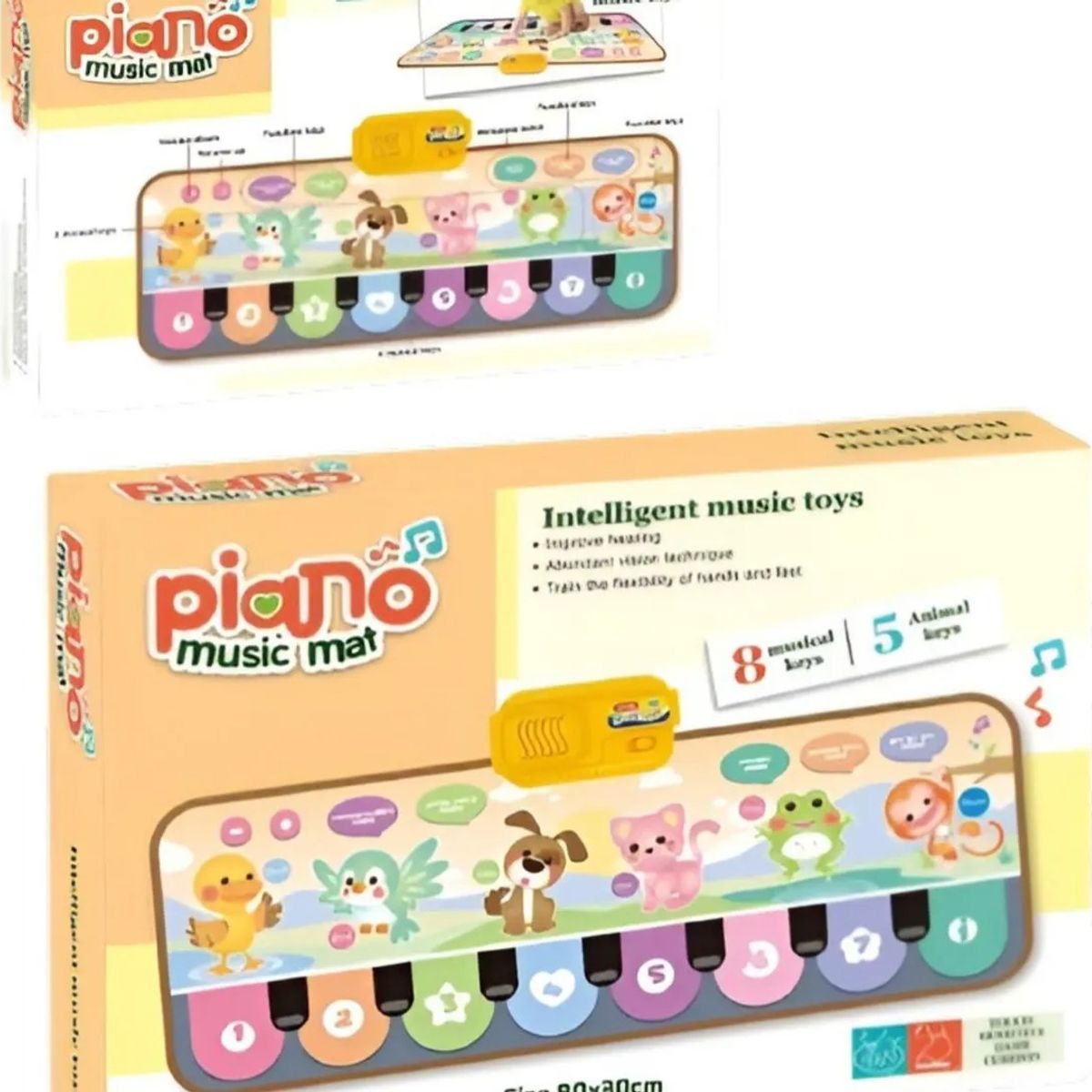 GENERICO - Alfombra Sensorial Tapete Baile De Piano Musical Para Niños