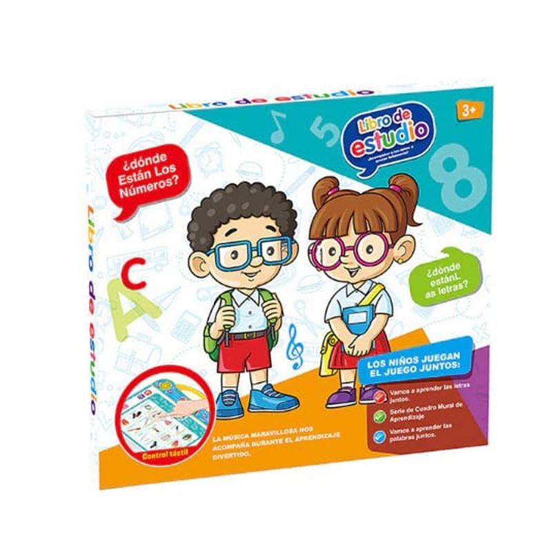 GENERICO - Libro Aprendizaje De Estudio Didáctico Interactivo Niños +3