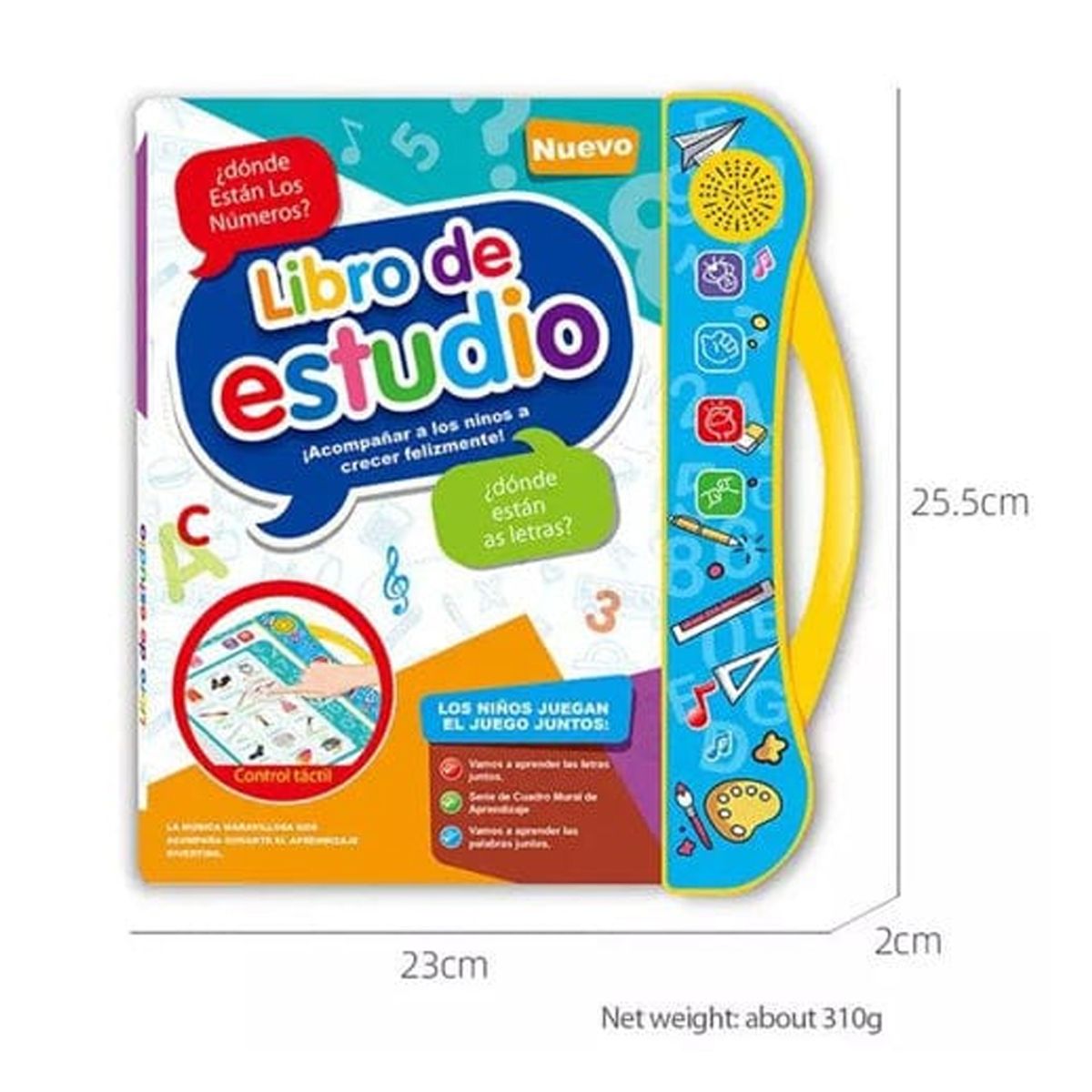 GENERICO - Libro Aprendizaje De Estudio Didáctico Interactivo Niños +3