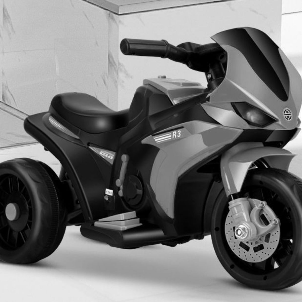 TOYUN TOYUN - Moto Electrica Recargable Niños Niñas 6v Negro