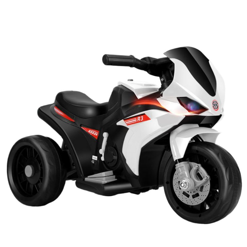 TOYUN TOYUN - Moto Electrica Recargable Niños Niñas 6v Blanco