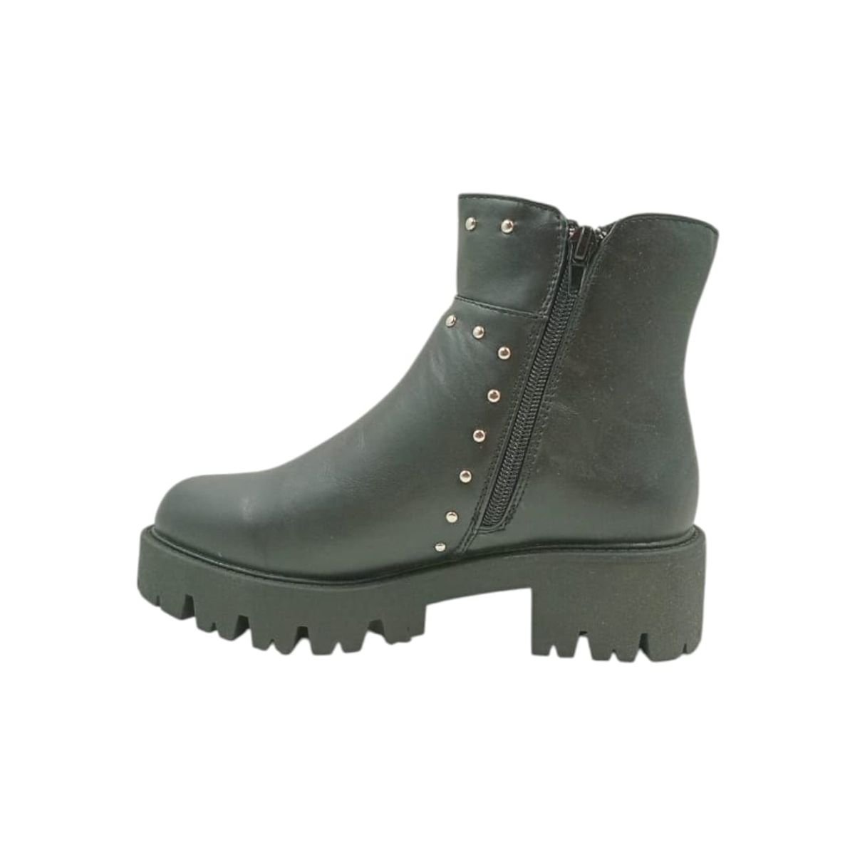 HERIEL - Botín Negro Tachas Mujer