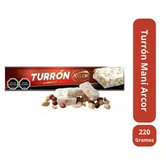 ARCOR - PACK 3 UNIDADES BARRA DE TURRÓN LARGO 220 GR