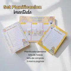 GENERICO - Planificador Semanal imantado para refrigerador + regalos
