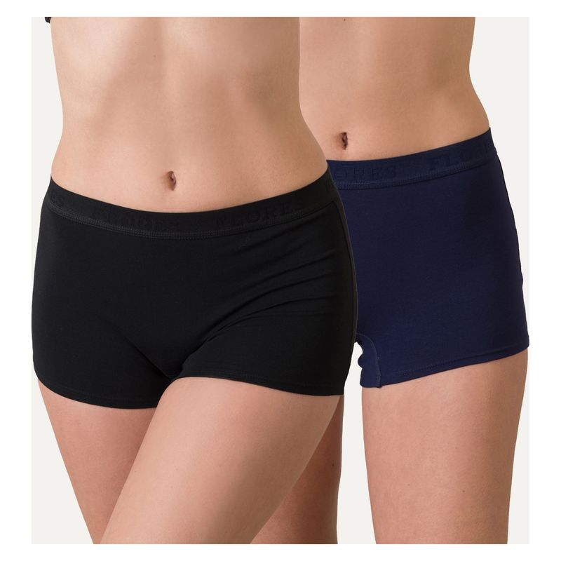 FLORES - Pack De 2 Pantaleta Short Deportiva Mujer Flores