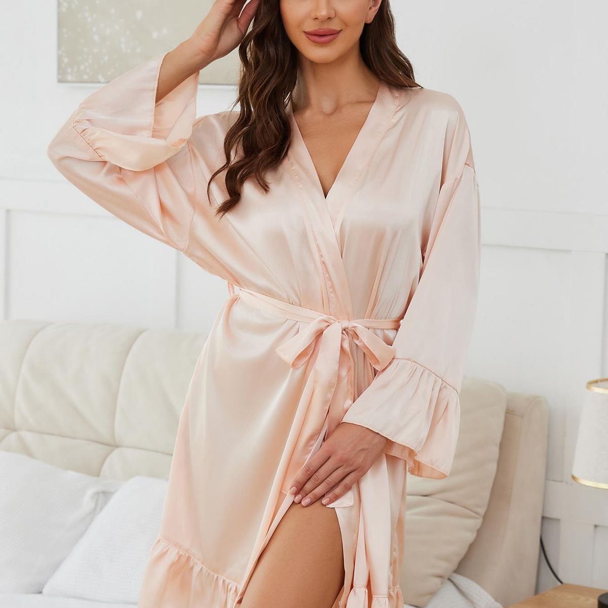 VELVET - Bata Pierina Satin Rosada Mujer