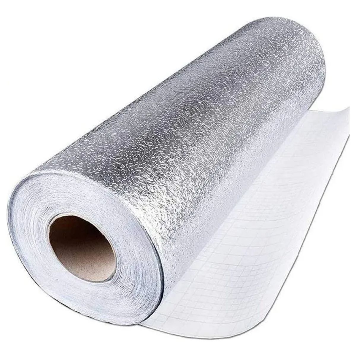 GENERICO - Papel Aluminio Autoadhesivo Rollo Papel Mural Para Cocina 3m
