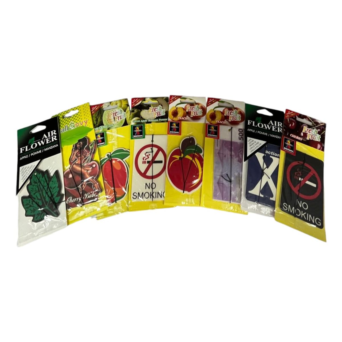 GENERICO - Aromatizante Para Auto Pack 24 Unidades Fragancias Surtidas