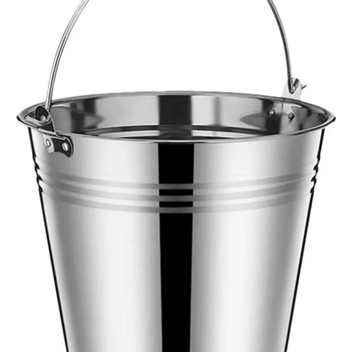 GENERICO - Hielera De Acero Inoxidable Cubetera Balde Pack 3 24 X 21cm