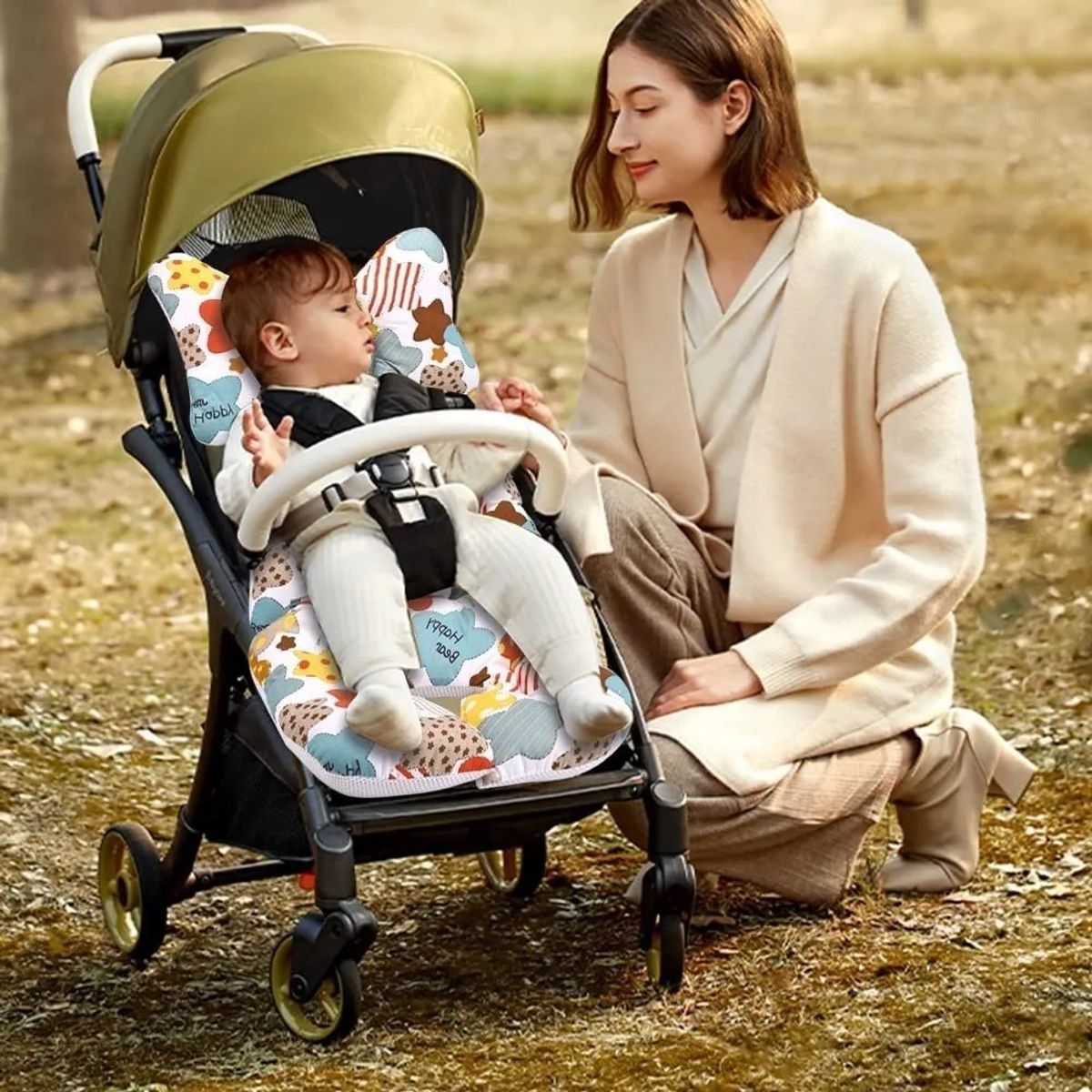 GENERICO - Cojin Para Coche De Bebe O Silla De Auto Acolchado diseño 2