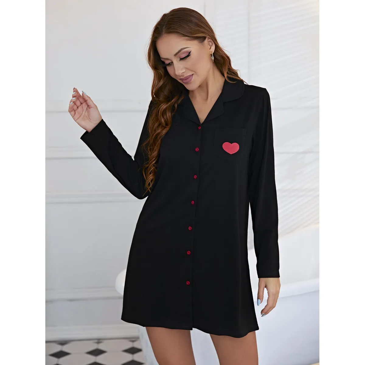 VELVET - Bata Vincenza Algodón Negro